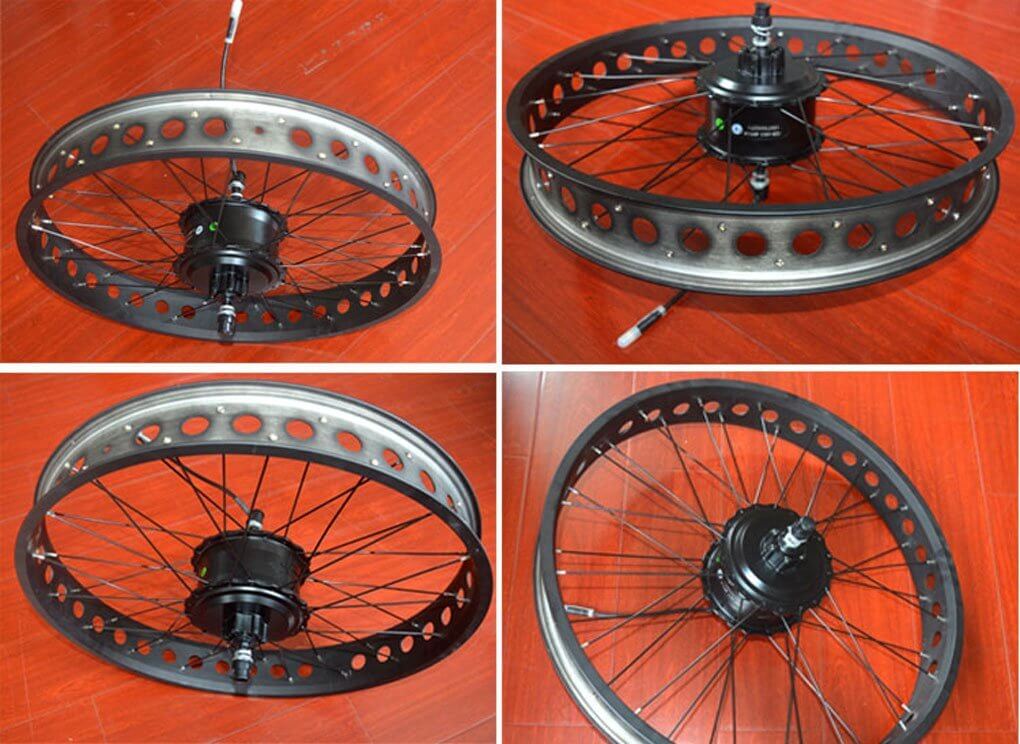 spoke type snow ebike wheel hub motor
