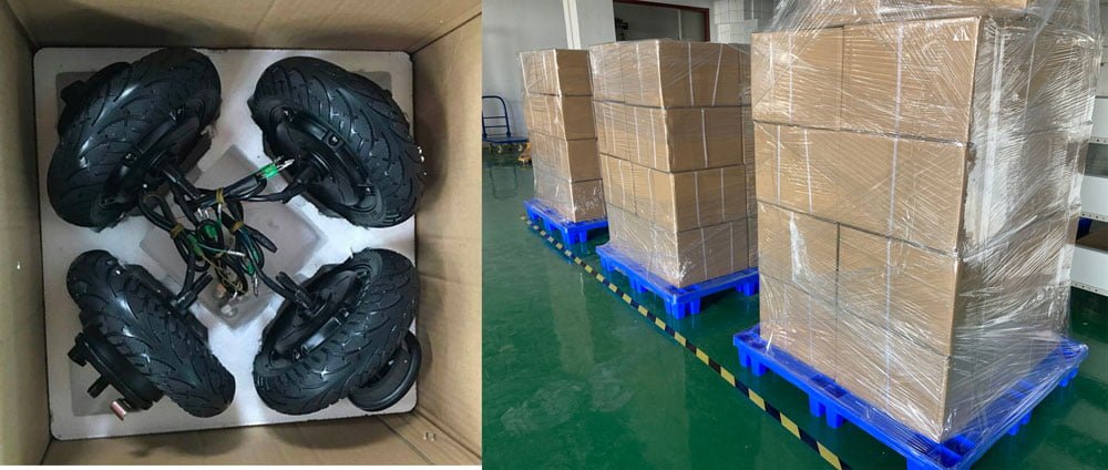 package for 8 inch hub motor 